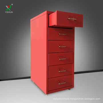 Good price file cabinet metal mobile file storage cabinet with drawer